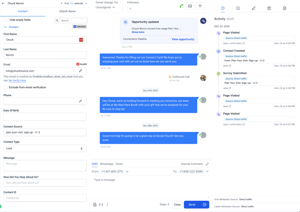 Church community engagement and outreach event.